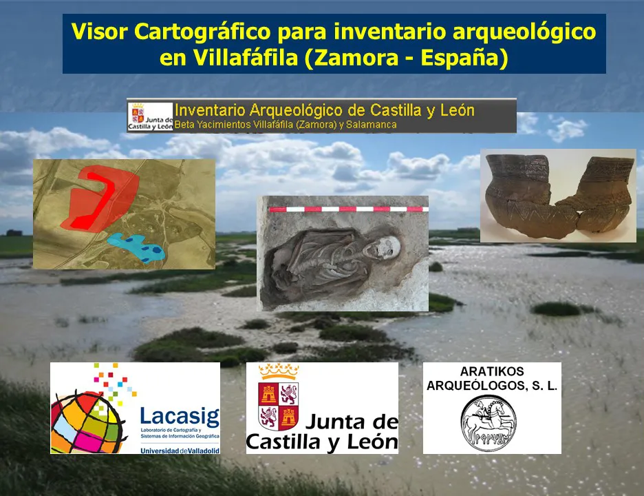Visor cartográfico para inventario arqueológico en Villafáfila (Zamora), realizado con la Junta de Castilla y León y Aratikos Arqueólogos